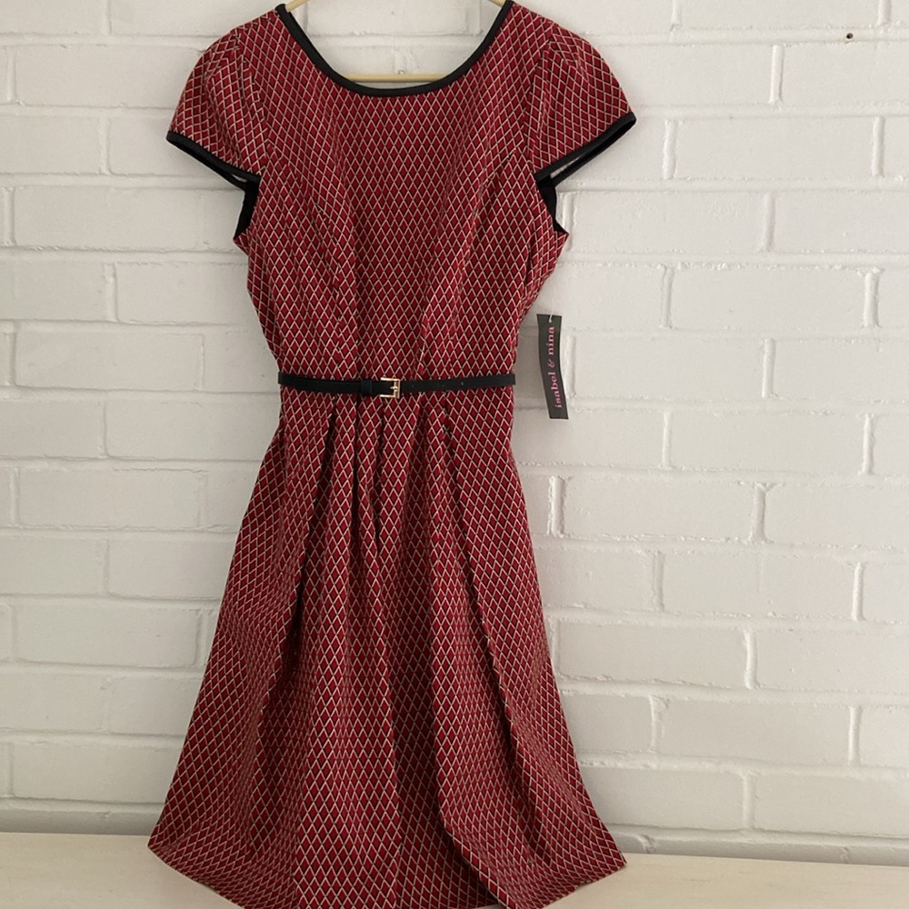 Isabel & Nina Womens Classic Work Professional Business Luncheon Dress Size 10